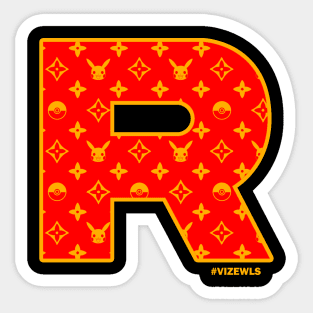 R for Team Rocket Sticker